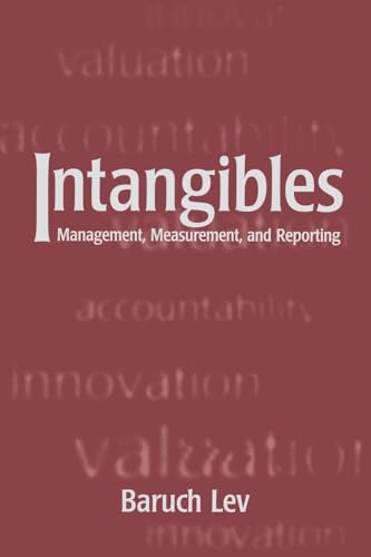 Imagen de archivo de Intangibles: Management, Measurement, and Reporting a la venta por SecondSale