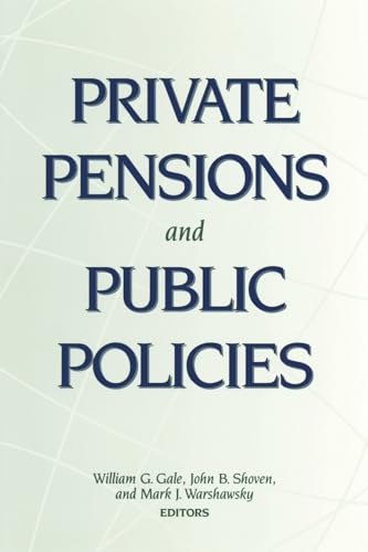 Imagen de archivo de Private Pensions and Public Policies a la venta por PBShop.store US