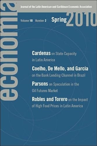 9780815704706: Economia: Journal of the Latin American and Caribbean Economic Association, Spring 2010