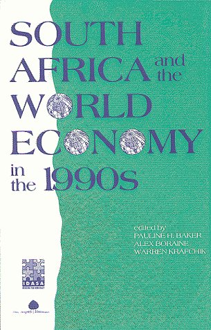 Beispielbild fr South Africa and the World Economy in the 1990's zum Verkauf von Better World Books