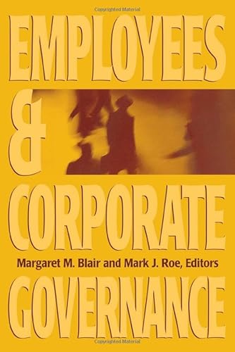 Stock image for Employees and Corporate Governance for sale by Better World Books