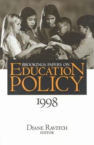 Beispielbild fr Brookings Papers on Education Policy: 1998 zum Verkauf von Better World Books: West