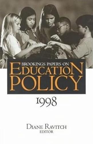 Stock image for Brookings Papers on Education Policy: 1998 for sale by Better World Books: West