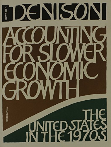 Beispielbild fr Accounting for Slower Economic Growth : The United States in the 1970s zum Verkauf von HPB-Red