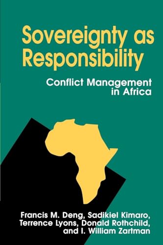 Imagen de archivo de Sovereignty as Responsibility: Conflict Management in Africa a la venta por SecondSale