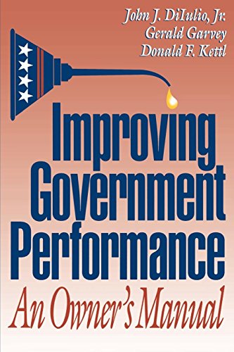 9780815718550: Improving Government Performance: An Owner's Manual