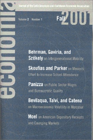 Economia: Fall 2001: Journal of the Latin American and Caribbean Economic Association (Econom