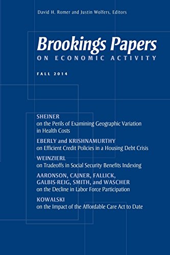 9780815726708: Brookings Papers on Economic Activity: Fall 2014