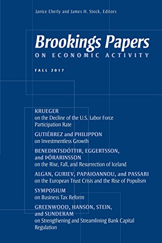 9780815734499: Brookings Papers on Economic Activity, Fall 2017