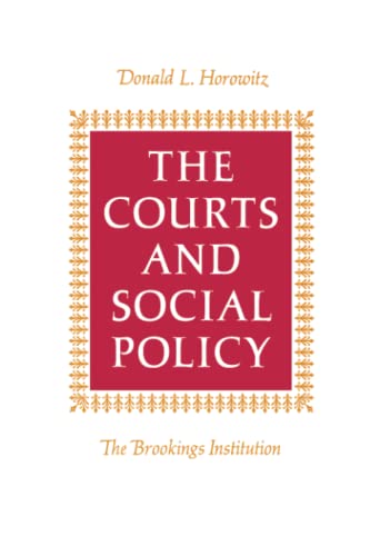 Beispielbild fr The Courts and Social Policy zum Verkauf von Irish Booksellers