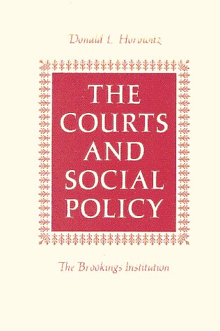 Beispielbild fr The Courts and Social Policy zum Verkauf von Front Cover Books