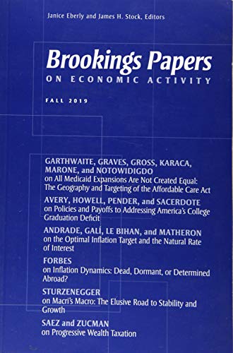 Imagen de archivo de Brookings Papers on Economic Activity: Fall 2019 a la venta por ThriftBooks-Dallas