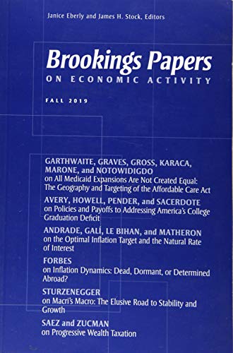 Stock image for Brookings Papers on Economic Activity: Fall 2019 for sale by ThriftBooks-Dallas