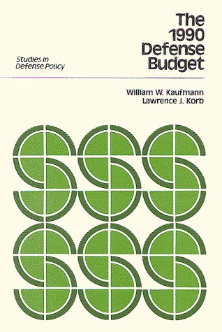 Beispielbild fr 1990 Defense Budget (Studies in Defense Policy) zum Verkauf von HPB-Red