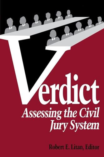 Beispielbild fr Verdict: Assessing the Civil Jury System zum Verkauf von BooksRun