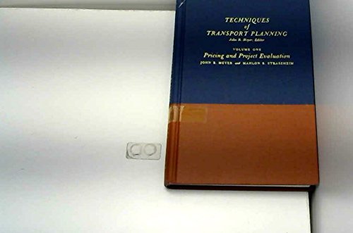 Beispielbild fr Techniques of Transport Planning Vol. 1 : Pricing and Project Evaluation zum Verkauf von Better World Books