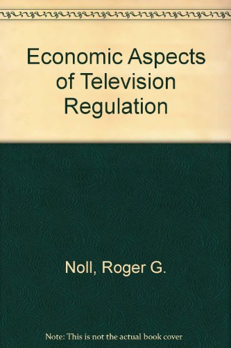 Stock image for Economic Aspects of Television Regulation for sale by Buchpark