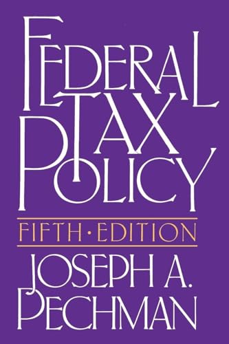 9780815769613: Federal Tax Policy (Studies of Government Finance)