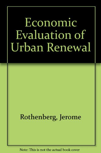 9780815775928: Economic Evaluation of Urban Renewal