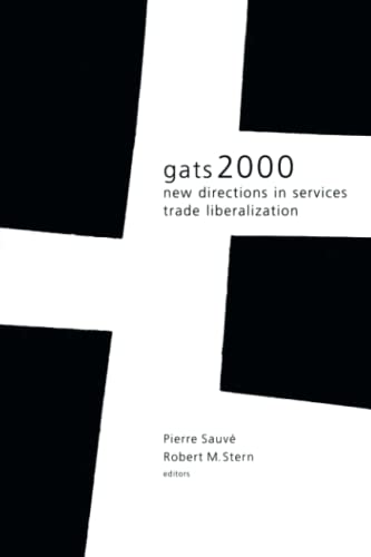 Stock image for GATS 2000: New Directions in Services Trade Liberalization for sale by Midtown Scholar Bookstore