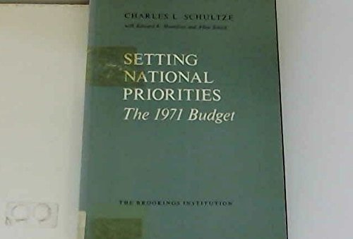 Beispielbild fr Setting National Priorities: The 1971 Budget zum Verkauf von BookDepart