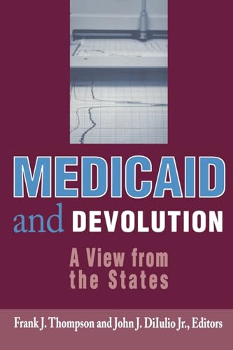 Imagen de archivo de Medicaid and Devolution: A View from the States a la venta por HPB-Red