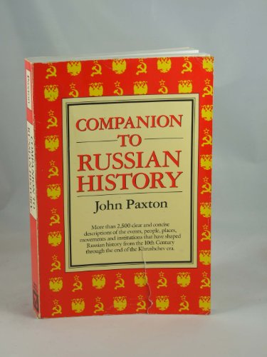 Stock image for A Companion to Russian History for sale by Better World Books