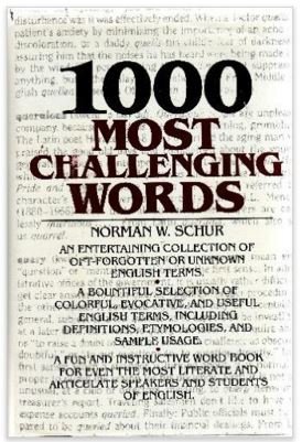 Imagen de archivo de One Thousand Most Challenging Words a la venta por Better World Books: West