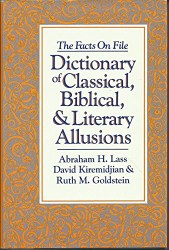 9780816012671: Dictionary of Classical, Biblical and Literary Allusions