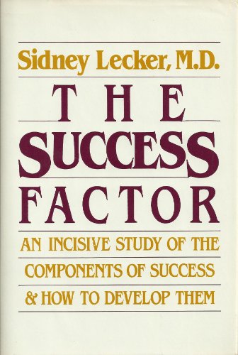 Imagen de archivo de The Success Factor a la venta por Top Notch Books