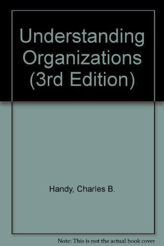 9780816013906: Understanding Organizations (3rd Edition)