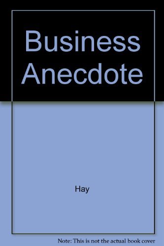 Stock image for The Book of Business Anecdotes for sale by Lorrin Wong, Bookseller