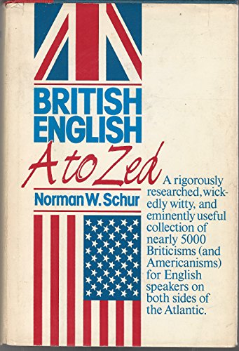 Beispielbild fr British English, A to ZEd zum Verkauf von Wonder Book