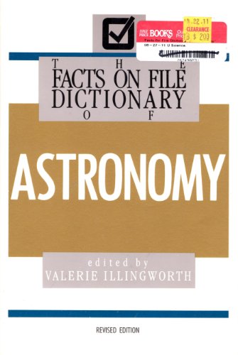 Beispielbild fr Facts On File Dictionary of Astronomy Edition zum Verkauf von HPB-Emerald