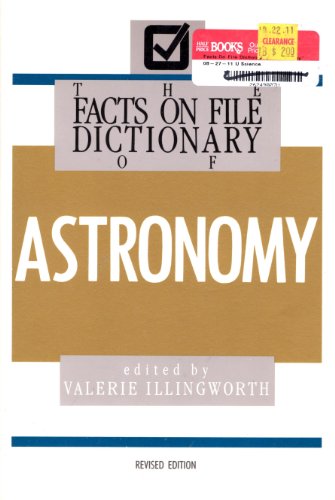 Imagen de archivo de Facts On File Dictionary of Astronomy Edition a la venta por R Bookmark