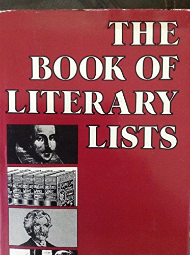 Beispielbild fr The Book of Literary Lists zum Verkauf von Better World Books