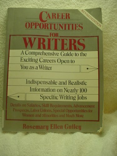 Stock image for Career Opportunities for Writers for sale by Wonder Book