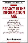 Privacy in the Information Age (Library in a Book) (9780816038701) by Kate; Angermeyer John Henderson, Harry; O'Day