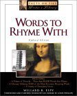 Stock image for Words to Rhyme With: For Poets and Songwriters (The Facts on File Writer's Library) for sale by Books of the Smoky Mountains
