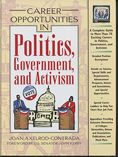 9780816043170: Career Opportunities in Politics, Government, and Activism