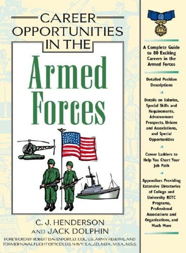 Stock image for Career Opportunities in the Armed Forces for sale by Midtown Scholar Bookstore