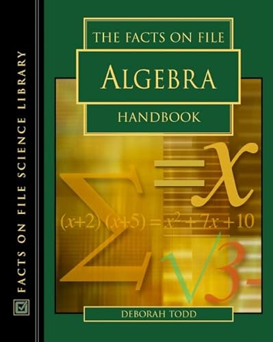 Stock image for The Facts on File Algebra Handbook for sale by Better World Books: West