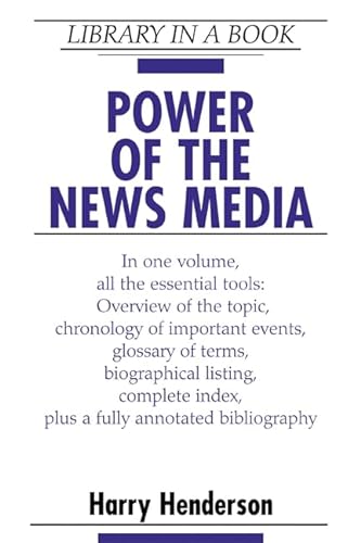 Stock image for Power of the News Media for sale by Better World Books