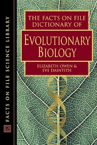 Beispielbild fr Dictionary of Evolutionary Biology (Facts on File Science Dictionary) (Facts on File Science Dictionary Series.) zum Verkauf von WorldofBooks