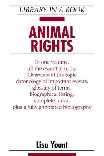 Imagen de archivo de Animal Rights (Library in a Book) a la venta por POQUETTE'S BOOKS