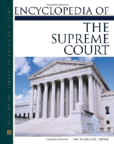Stock image for Encyclopedia Of The Supreme Court for sale by Jenson Books Inc