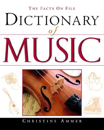 Beispielbild fr The Facts on File Dictionary of Music zum Verkauf von Better World Books