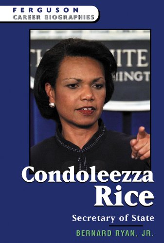 Imagen de archivo de Condoleeza Rice : National Security Advisor and Musician a la venta por Better World Books