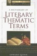 9780816062447: A Dictionary of Literary and Thematic Terms (Writers Library)