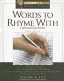 9780816063048: Words to Rhyme With: A Rhyming Dictionary (Writers Library)